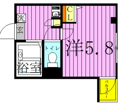 Ｓｏｌｅｉｌ　１０１０(ソレイルセンジュ)  間取り