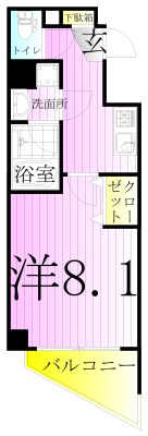 リライア五反野 間取り図