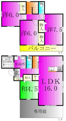 Ｓｕｍａｉ－ｔｏ我孫子市根戸 間取り