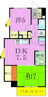 モンシャトー松戸 間取り