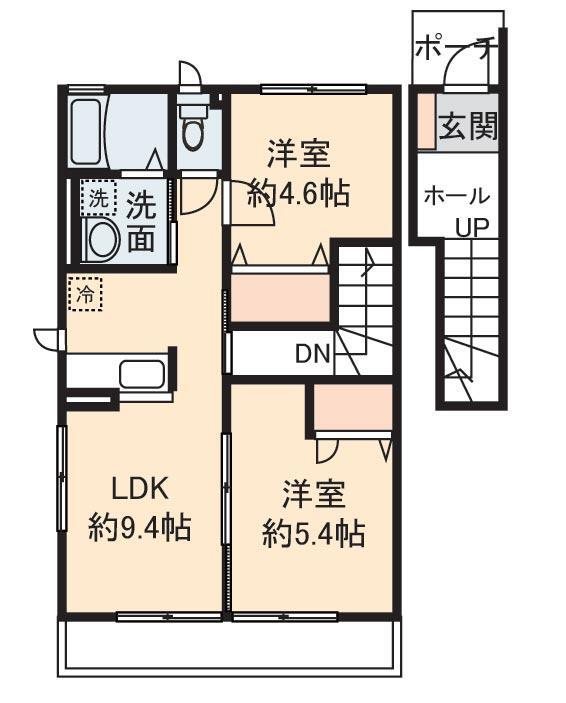 ヴィラージュ 103号室 間取り