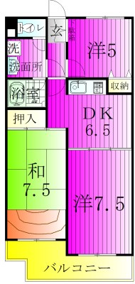 モンシャトー松戸 間取り