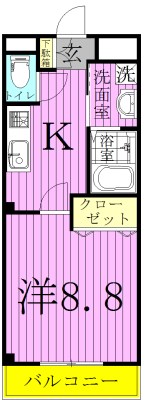 メゾン　ビブレ 間取り