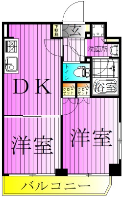 ルーブル綾瀬 間取り