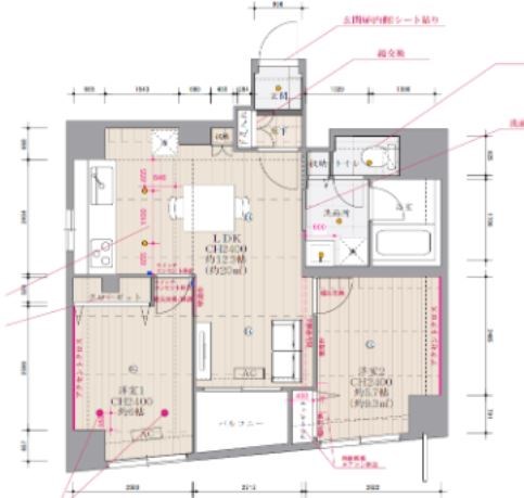 プロスペクト町屋 間取り