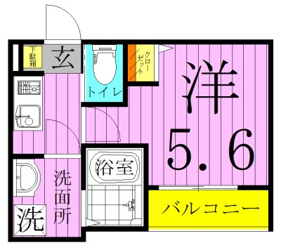 ソレイユ  間取り