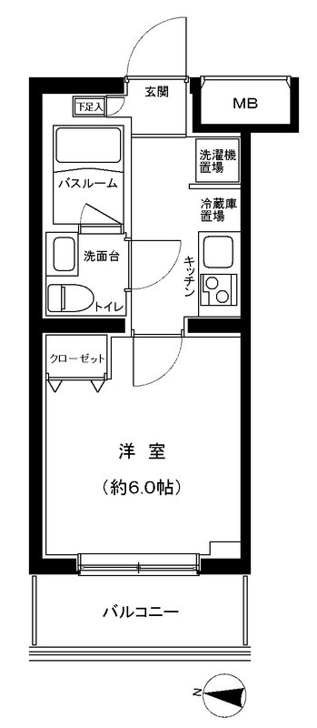 アゼストお花茶屋Ⅳ 間取り