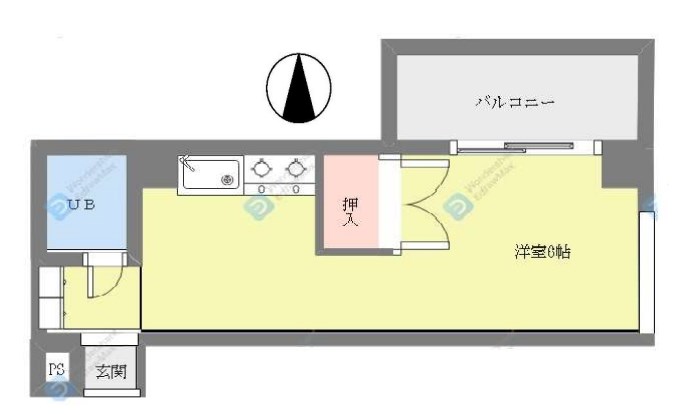 タケカグランドハイツ  間取り