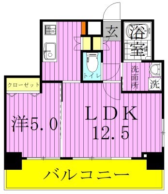 プレール・ドゥーク梅島 間取り