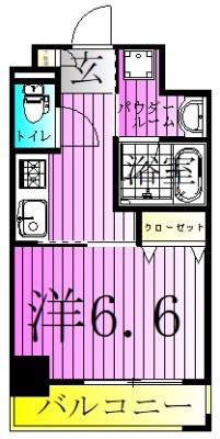 ラグゼナ北千住  間取り