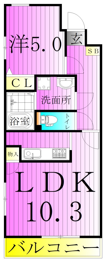 GRANPASEO舎人  間取り