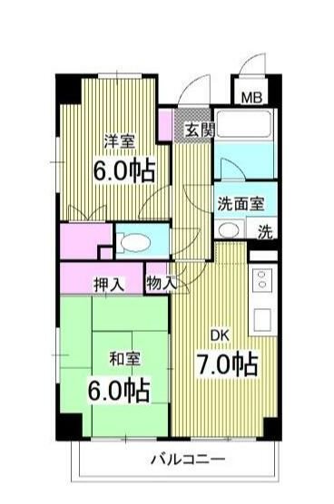 メゾン・ド・アイ弐番館 308号室 間取り