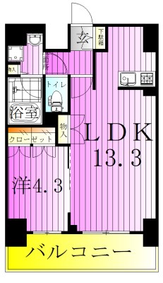 ＯＲＳＵＳ梅島 間取り