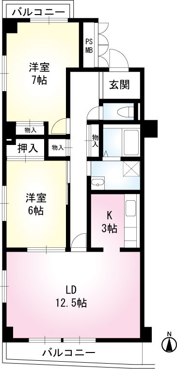 ポルックス三ノ輪 間取り
