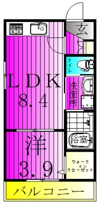 AJ新松戸039 間取り