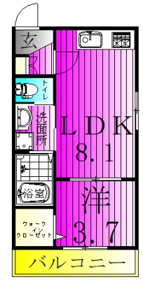 AJ新松戸039 間取り