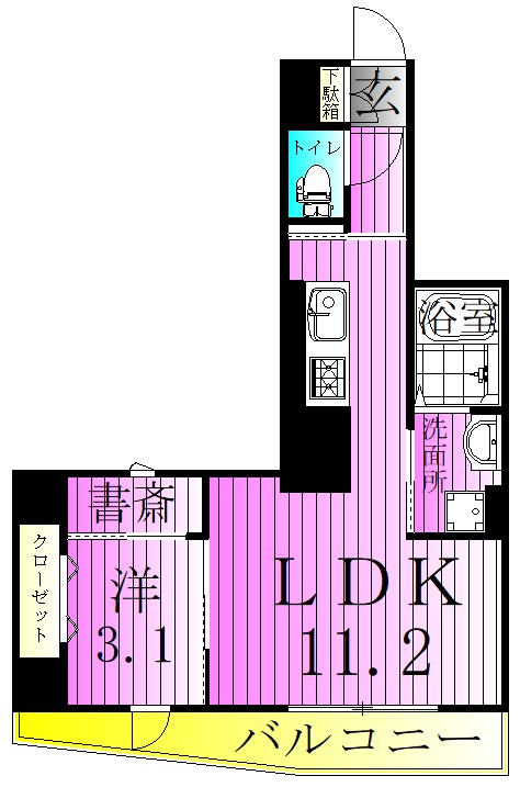 ミネルヴァ千住新橋 間取り