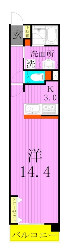 ロイヤルパークス西新井 間取り