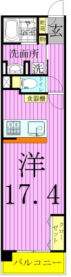 ロイヤルパークス西新井 間取り