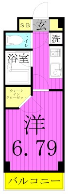 メルベーユ池之内 間取り