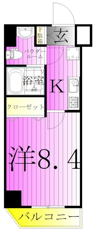 グランフォース北綾瀬Ⅱ 間取り