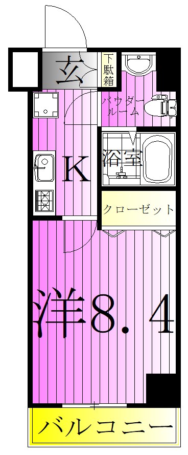 グランフォース北綾瀬Ⅱ 間取り