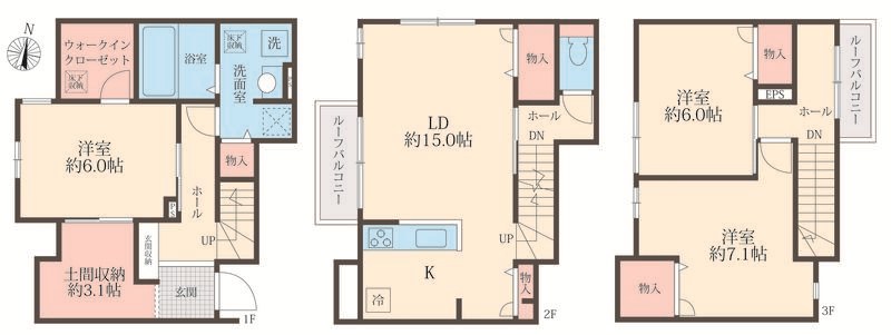 仮）八潮市大原アパート 間取り
