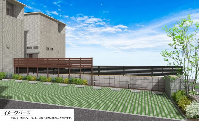 仮）八潮市大原アパート 駐車場