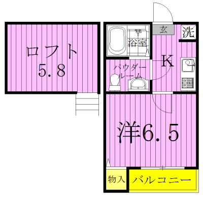 ＤＨＧ　恵 202号室 間取り