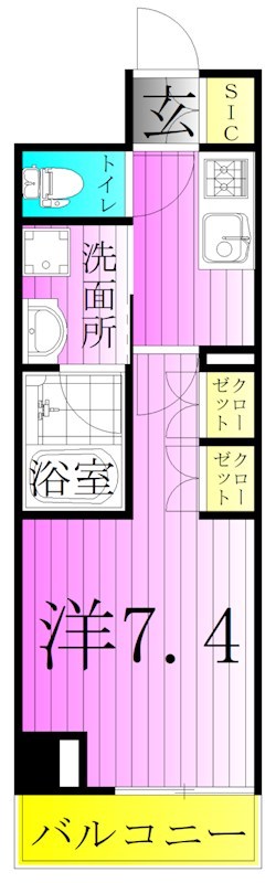 ガリシア竹ノ塚 間取り