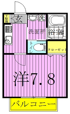 ブランカ大塚 202号室 間取り