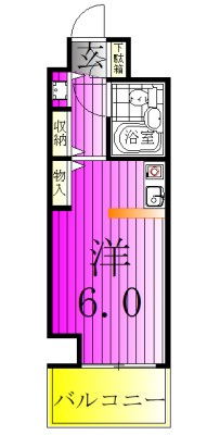 ジュネパレス松戸第94 間取り