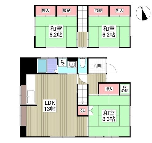 我孫子市日秀戸建て 間取り