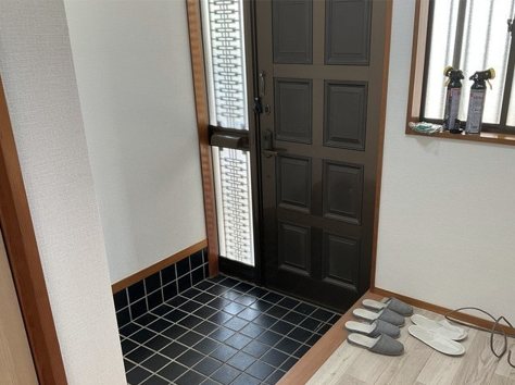 我孫子市日秀戸建て 玄関