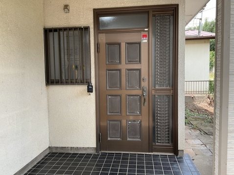 我孫子市日秀戸建て エントランス