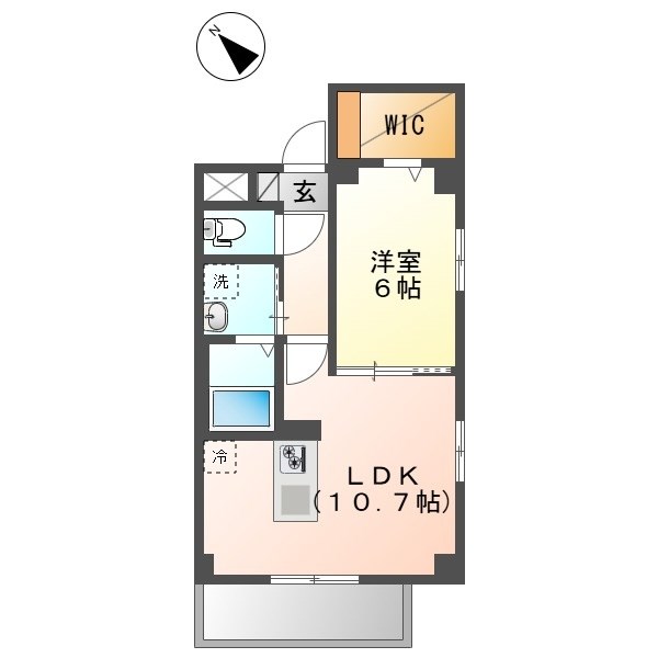 クラン　カナイ2 間取り