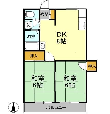 サンコーポ富士 間取り