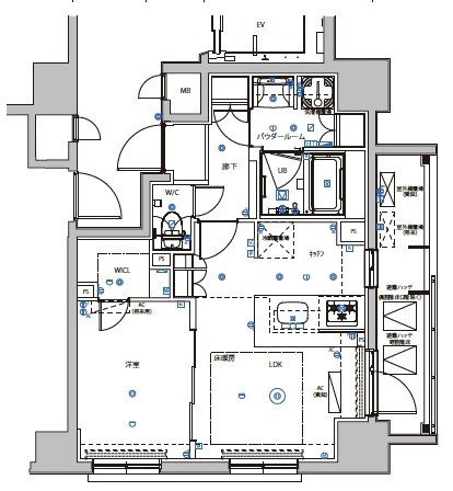 ミルーナヒルズ亀有 間取り図