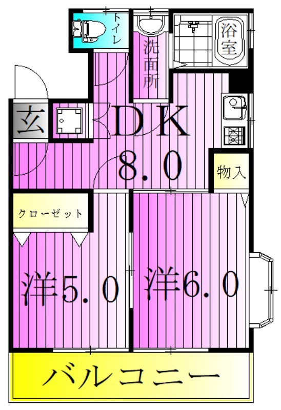 プライムハイツ 間取り