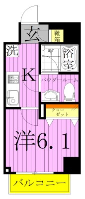 ライジングプレイス綾瀬二番館 間取り