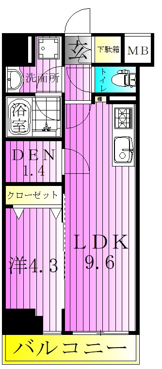 アイルプレミアム東京西新井 間取り