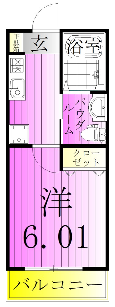 NSGATE五反野two 間取り図