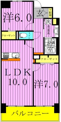ロイヤルパークスリバーサイド  間取り