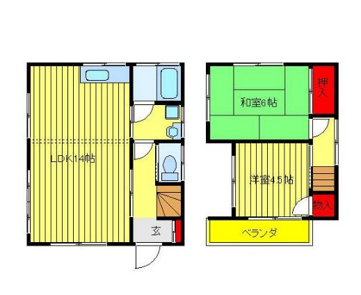 松戸市栄町西3丁目邸宅 間取り