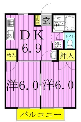 シティハイツ駒木台 間取り