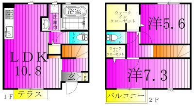 Petites ailes ～プティエール～ 103号室 間取り