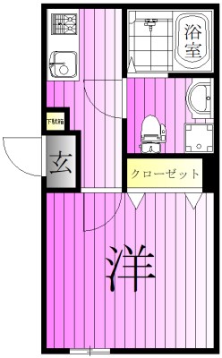 ハーモニーテラス梅田１６ 間取り
