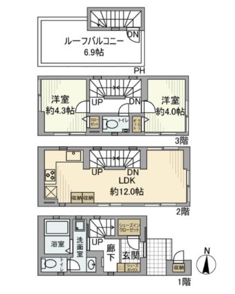 南千住戸建 間取り