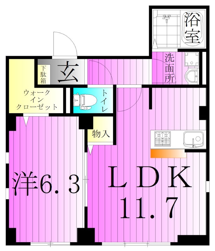 Ｐａｔｒｉｍｏｉｎｅ　ｄｅ　Ａ 間取り