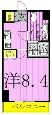 グランフォース西新井アヴェニール 間取り